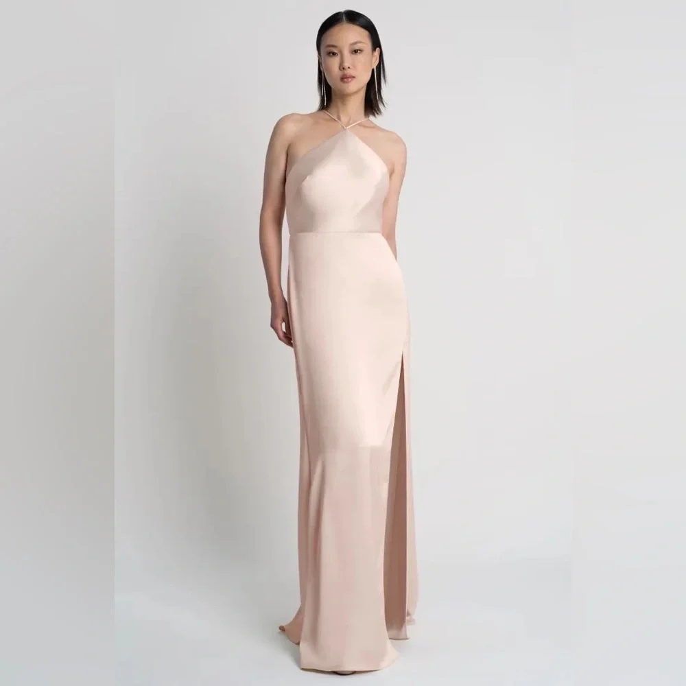 Jenny Yoo Summer Prosecco Long Gown Dress - Picture 1 of 2